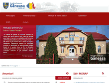 Tablet Screenshot of primariaganeasa.ro